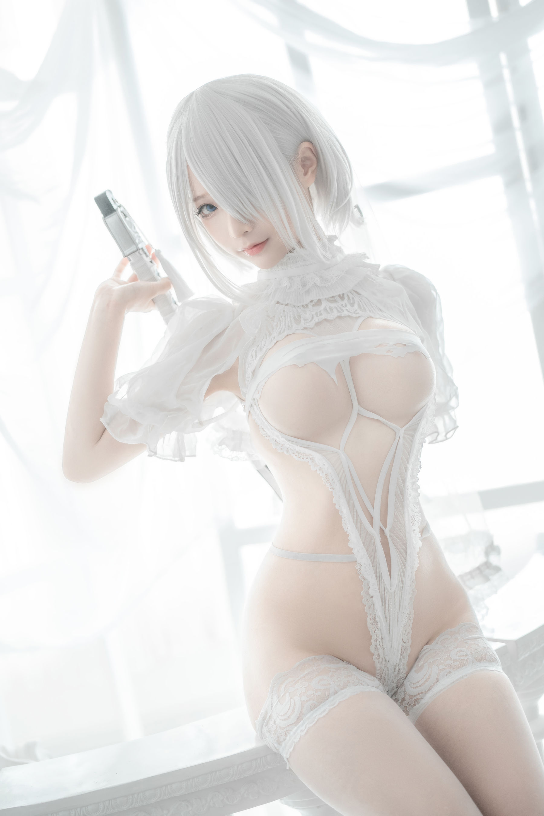 蠢沫沫 - 2B-白婚纱